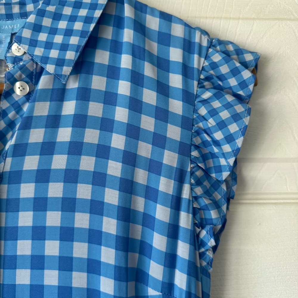 Draper James Flutter Sleeve Patio Shirtdress – Size 2 - Picture 9 of 16